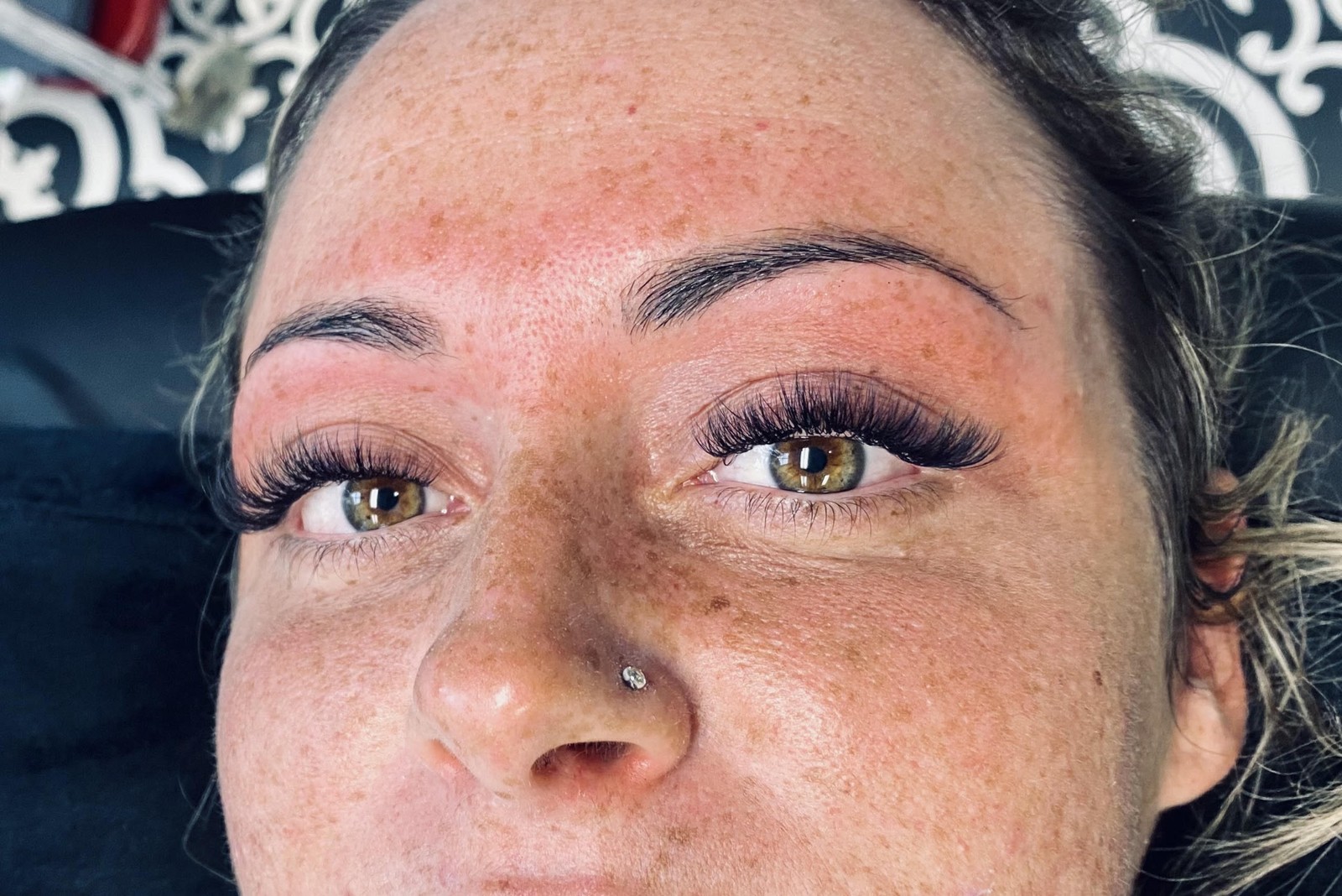 Foreign fill lash extension result