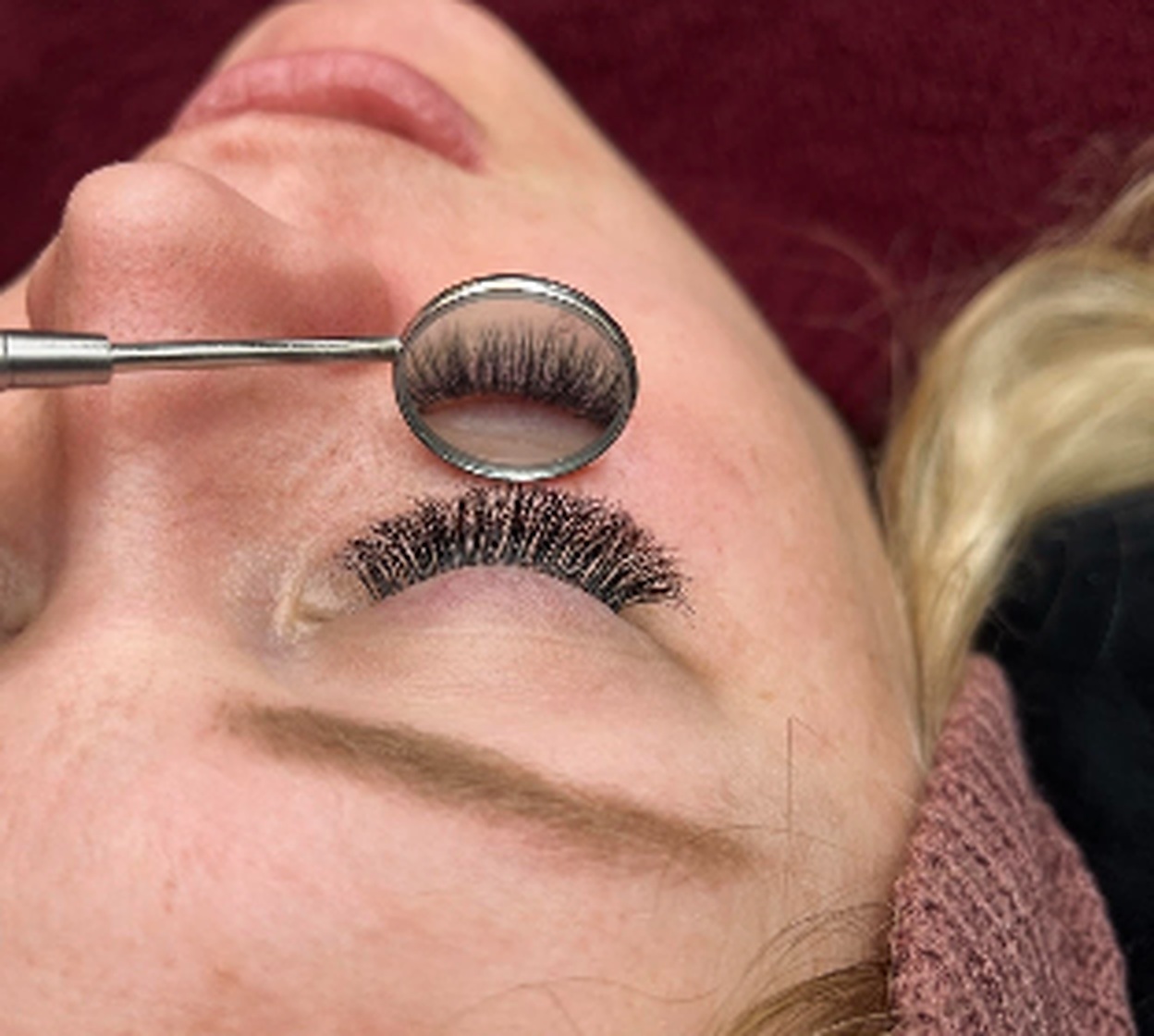 Hybrid lash refill