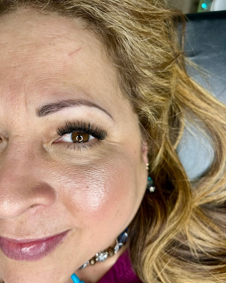 Lashes and brows